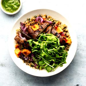 1 bowl (470 g) Pesto Portobello Bowl