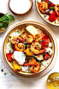 1 bowl (496 g) Shrimp Veggie Bowl