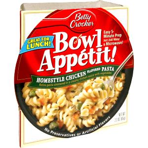 1 bowl (59 g) Bowl Appetit! Homestyle Chicken Pasta