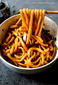 1 bowl (609 g) Pork Udon Noodle Bowl