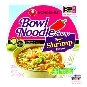 1 bowl (86 g) Bowl Noodle Soup Spicy Shrimp