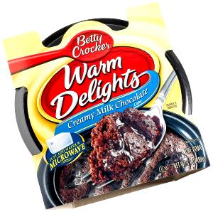 1 bowl (88 g) Warm Delights - Creamy Milk Chocolate Cake