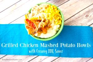 1 bowl BBQ Chicken Mashed Potato Bowl