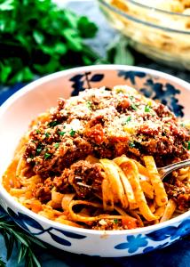 1 bowl Braised Beef Bolognese