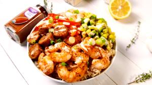 1 Bowl Cajun Prawns Bowl
