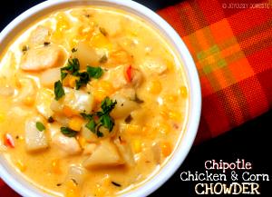 1 Bowl Chipotle Chicken Corn Chowder Soup