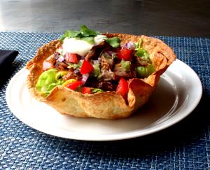 1 bowl Crunchy Flour Tortilla Bowl