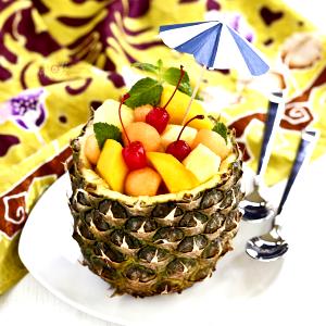 1 Bowl Fruit Bowl, Pineapple