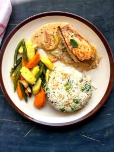 1 Bowl Herb Chicken Vegetable Rice Entree