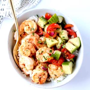 1 Bowl Mediterranean Prawns Bowl