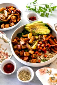 1 Bowl Mediterranean Smoked Tofu Bowl