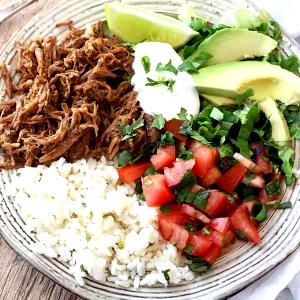 1 bowl Pork Carnitas Bowl