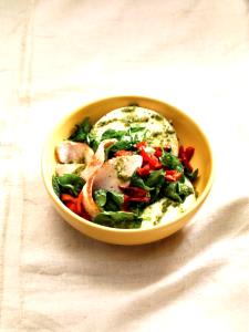 1 bowl Power Breakfast Egg White Bowl with Roasted Turkey