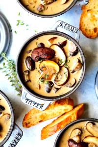 1 bowl Roasted Mushroom Soup