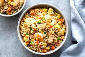 1 Bowl Shrimp Bowl, Fried Rice