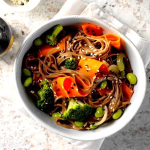 1 bowl Soba Noodle Bowl with Edamame