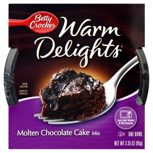 1 Bowl Warm Delights, Molten Chocolate Cake Mix
