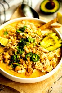1 Bowl White Chicken Chili Soup- Bottomless Bowl