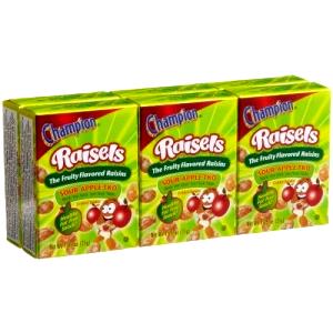 1 box (1.25 oz) Raisels