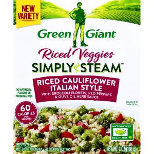 1 box (198 g) Riced Veggies Riced Cauliflower Italian Style