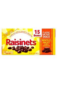 1 Box (2.3 Oz) Chocolate Covered Raisins