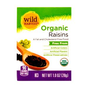 1 box (28 g) Organic Raisins (Box)