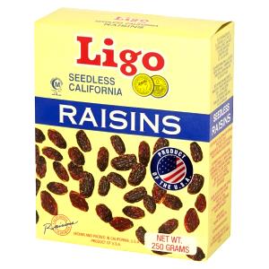 1 box (28.35 g) Seedless California Raisins