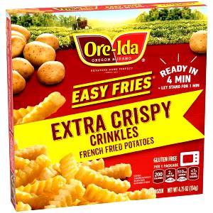1 box (3 oz) Extra Crispy Easy Fries