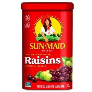 1 box (42 g) California Sun-Dried Raisins