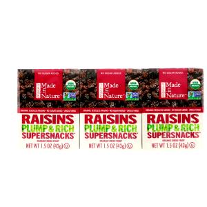 1 box (43 g) Raisins
