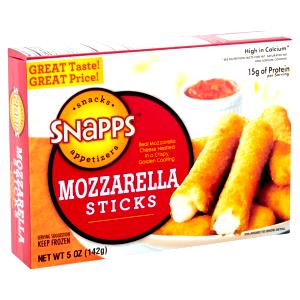 1 box (5 oz) Mozzarella Sticks
