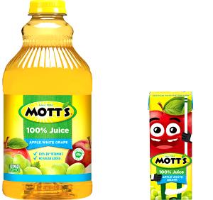 1 Box Apple White Grape Juice