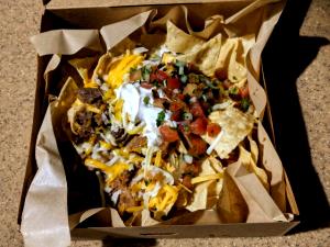 1 box Steak Nachos Box