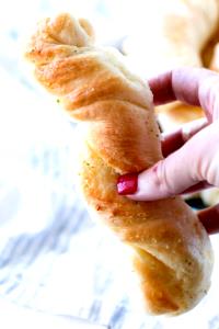 1 breadstick (51 g) Garlic Twisted Bread Sticks