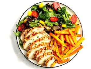 1 breast (6 oz) Pecan Crusted Chicken Breast