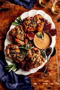 1 Breast (yield After Cooking, Bone Removed) Cornish Game Hen