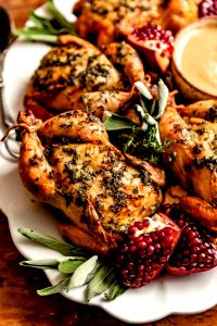 1 Breast (yield After Cooking, Bone Removed) Roasted Cornish Game Hen