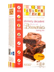 1 brownie (2 oz) Vita Brownie Mix