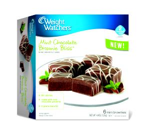 1 brownie (21 g) Mint Chocolate Brownie Bliss