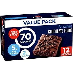 1 brownie (25 g) Fiber Brownie Bar