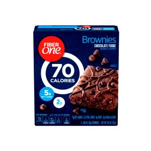 1 brownie (25 g) High Fiber Chocolate Fudge Brownie