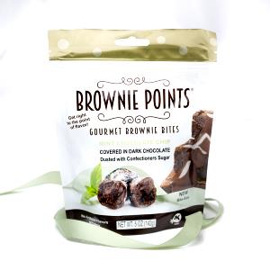1 brownie (28 g) Organic Brownie Bites - Chocolate Chip Mint