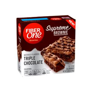 1 brownie (32 g) Supreme Brownie Triple Chocolate