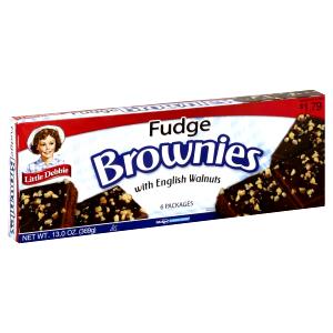 1 brownie (61 g) Fudge Brownie with English Walnuts