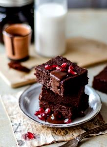 1 brownie Vegan Spelt Brownie