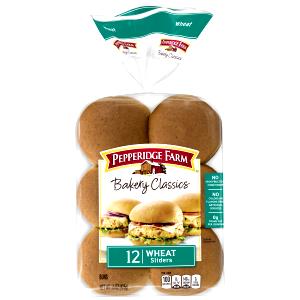 1 bun (28 g) 100% Whole Wheat Sliders Mini Buns