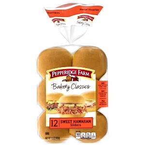 1 bun (28 g) Sweet Hawaiian Slider Buns