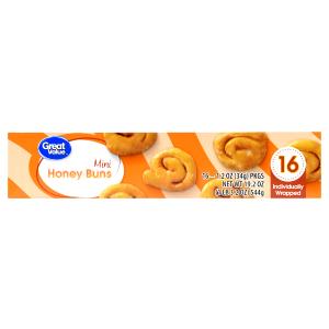 1 bun (34 g) Mini Honey Buns