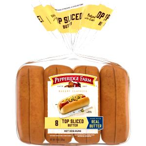 1 bun (39 g) Classic White Hot Dog Enriched Buns