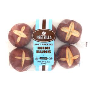 1 bun (40 g) Soft Pretzel Mini Buns